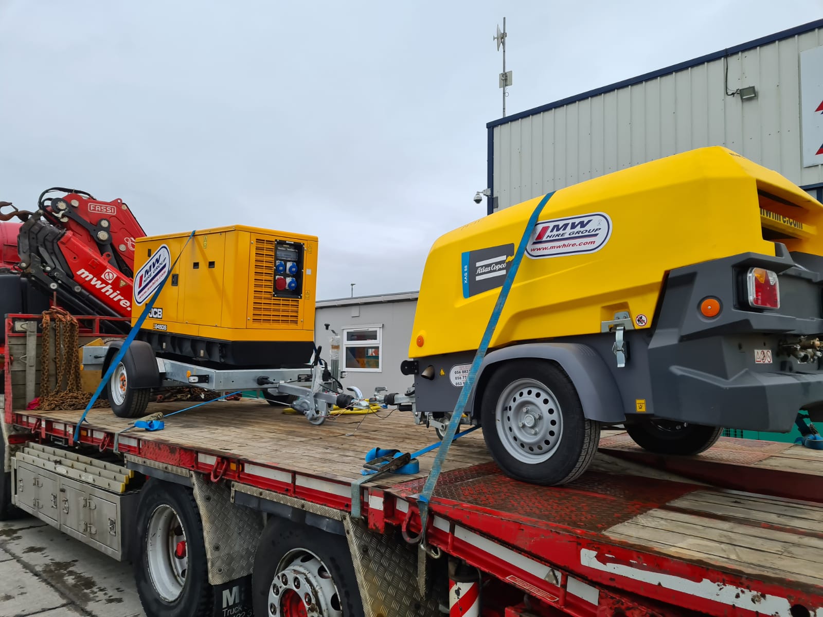 Gear heading out a factory shut down